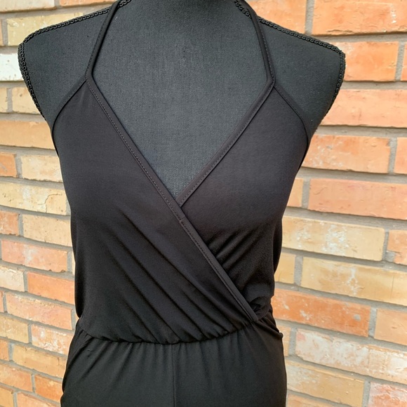 Charlotte Russe Black jump suit Sz XS - Picture 2 of 6